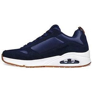 Skechers Heren Uno-Stacre Sneaker, marineblauw, 39.5 EU