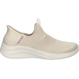 Skechers Hands Free Slip-Ins Ultra Flex 3.0 dames sneaker - Beige - Maat 39