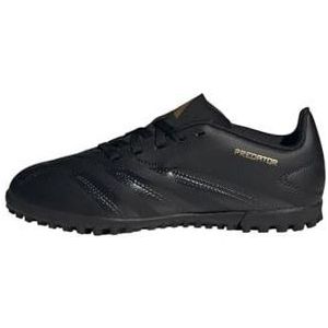 adidas Club J Voetbalschoenen Unisex Turf Schoenen, Core Zwart Carbon Goud Met, 38 2/3 EU