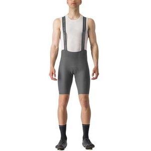 Castelli Espresso Bibshort heren fietsbroek Gunmetal Grey