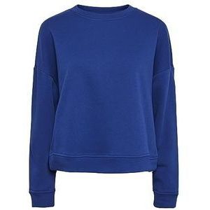 PIECES PCCHILLI LS Sweat NOOS BC sweatshirt voor dames, Mazarineblauw, M