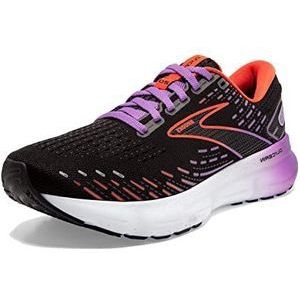 Brooks Glycerin 20, hardloopschoenen voor dames, Black Bellflower Fiesta, 38 EU