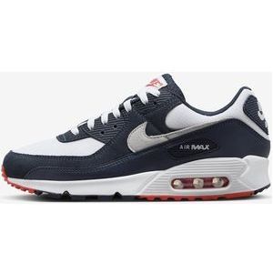 Nike Air Max 90 - Heren Sneakers - Blauw/Wit - Maat 42