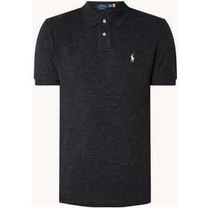 Ralph Lauren Custom slim fit polo van piqué katoen met logoborduring