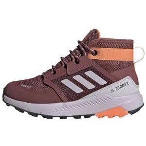 adidas Unisex Kid's Terrex Trailmaker Mid Rain.rdy Wandelschoenen Non-Football Low, Rustige karmozijnrode zilveren dageraad Amber Tint, 36 EU