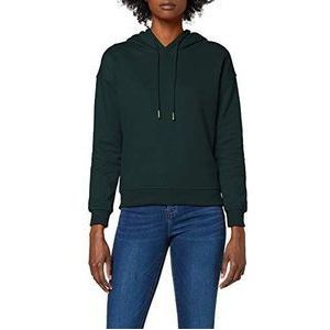 Urban Classics Damestrui met capuchon Ladies Hoody, Basic Sweater verkrijgbaar in vele kleuren, maten XS - 5XL, groen (bottle green), 3XL