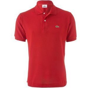 Lacoste Classic Fit polo, rood -  Maat: 5XL