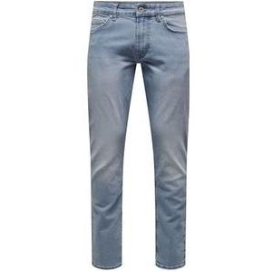 ONLY & SONS Mannen Skinny Fit Jeans ONSLOOM L. Blue VD, blauw (light blue denim), 33W / 34L