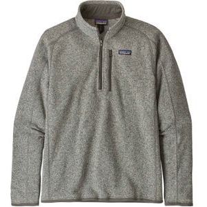 Patagonia - Wandel- en bergsportkleding - M's Better Sweater 1/4 Zip Stonewash voor Heren van Gerecycled Polyester - Maat S - Grijs