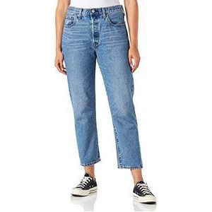 Levi's 501® Crop Jeans Vrouwen, Medium Indigo Worn In, 29W / 30L