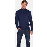 Mario Russo Turtle Neck - Trui Heren - Sweater Heren - Coltrui Heren - L - Navy