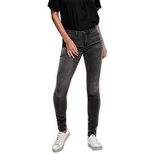 ONLY ONLRoyal Reg Skinny Fit Jeans voor dames, grijs (dark grey denim), 34 NL/XL