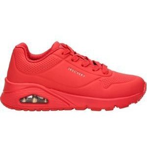 Skechers Uno - Stand On Air Meisjes Sneakers - Rood - Maat 31