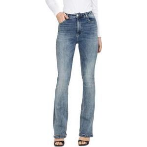 ONLY ONLMila High Waist Flared Jeans voor dames, blauw (medium blue denim), 30W x 30L
