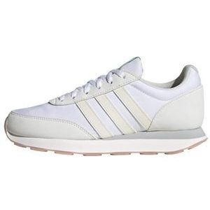 adidas Run 60s 3.0 Lifestyle Running dames hardloopschoenen, ftwr white/chalk white/crystal white, 44 EU