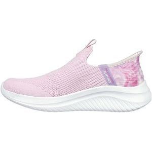 Skechers Meisjes Slip-On, Licht Roze Mesh/Multi Trim, 11 UK, Lichtroze Mesh Multi Trim, 28 EU