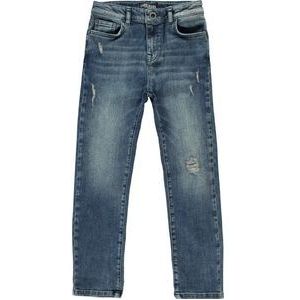 Cars Jeans Rocky Den.Damaged Dark Used Jongens Jeans - Maat 176