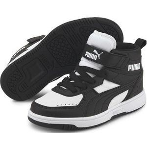 PUMA Rebound JOY AC PS Unisex Sneakers - Puma Black-Puma Black-Puma White - Maat 30