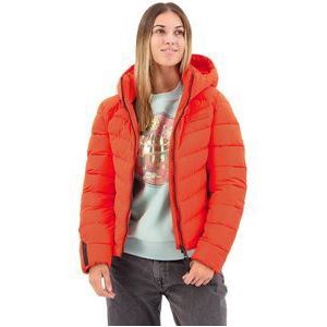 Superdry Microfibre Padded Jacket Oranje XS Vrouw