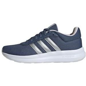 adidas Lite Racer 4.0 Lage voetbalschoenen voor dames, Preloved Ink Silver Met Almost Pink, 42 2/3 EU