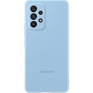 Samsung Silicone Cover EF-PA536 voor Galaxy A53 5G | Smartphone Cover, Mobiele Telefoonhoes, Silicone, Bescherming Case, Schokbestendig, Dun en Grip, Arctic Blue