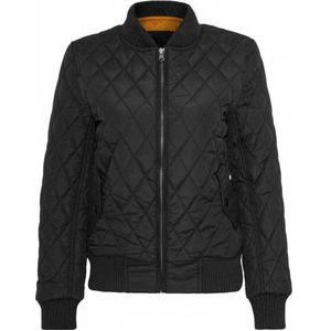 Urban Classics - Diamond Quilt Nylon Jacket - S - Zwart