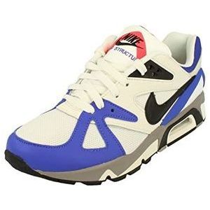 Nike - Air Structure - DC2548100 - Kleur: Wit-Zwart-Blauw - Maat: 41 EU