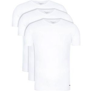 Tommy Hilfiger T-shirts V-hals Stretch 3-pack Wit