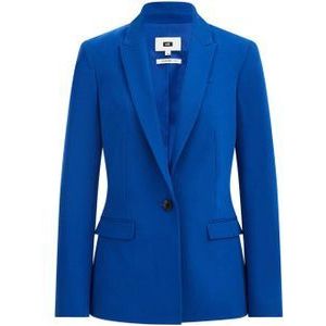 WE Fashion getailleerde blazer cobalt blauw
