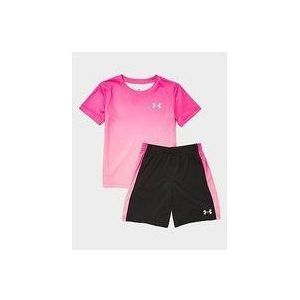 Under Armour Fade T-Shirt/Shorts Set Children - Pink, Pink