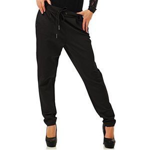 VERO MODA High Waist Tapered Fit Broek VMEVA Zwart