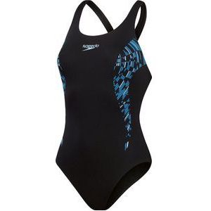 Speedo Placement Muscleback Marine/Blauw Sportbadpak - Maat 42