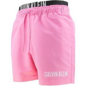 intense power zwemshort double waistband corner logo roze