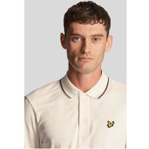 Lyle & Scott regular fit polo Tipped met contrastbies