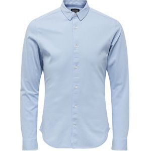 ONLY & SONS ONSMILES LS STRETCH SHIRT Heren Overhemd - Maat S
