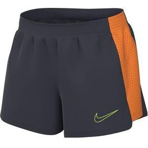 Nike Mid Thigh Length Short W Nk Df Acd23 Short K Branded, Dark Obsidiaan/Totaal Oranje/Volt, DX0128-475, XL