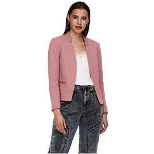 ONLY Dames ONLADDY-Linea L/S korte blazer CC TLR, verdord roze/detail: melange, XL EU