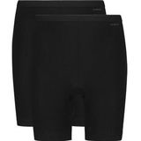 TEN CATE Basics women long shorts (2-pack), dames longshort hoge taille, zwart -  Maat: XXL