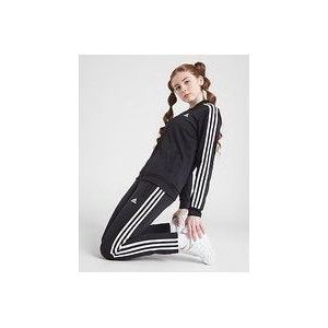 adidas Girls' Essential 3-Stripes Tracksuit Junior - Black - Kind, Black