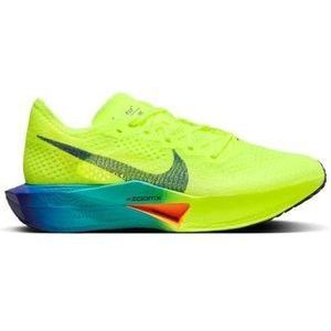 nike zoomx vaporfly next  3 geel blauw dames hardloopschoenen