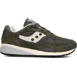 Saucony Shadow 6000 M Sneakers - Suède - Heren - Groen - Maat 41