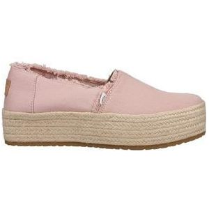 TOMS Dames Valencia Loafer Flat, Ballet roze canvas, 40 EU, Ballet Roze Canvas, 41 EU