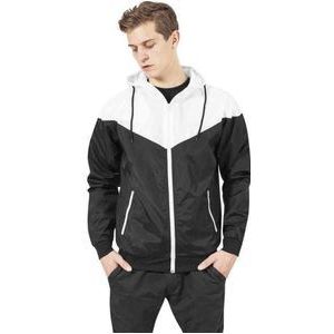 Urban Classics - Arrow Windrunner jacket - M - Zwart/Wit