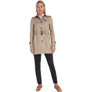 Tommy Hilfiger Heritage Single Breasted Trench overgangsjas voor dames, beige (medium taupe), XS