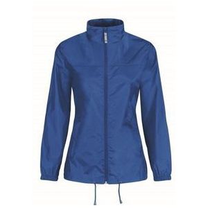 Dames regenkleding - Sirocco windjas/regenjas in het blauw - volwassenen 2XL (44) kobalt