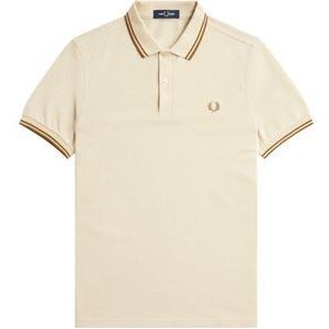Fred Perry - Polo M3600 Beige 691 - Slim-fit - Heren Poloshirt Maat 3XL