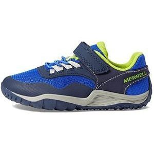 Merrell Trail Glove 7 A/C sneaker, blauw/limoen, 30 EU