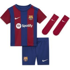 FC Barcelona 2023/24 Thuis Nike Dri-FIT driedelig Set voor Baby's en Peuters Maat 24-36