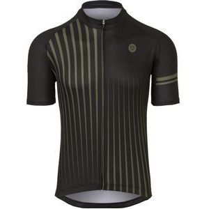 AGU Faded Stripe Fietsshirt Essential Heren - Zwart - M