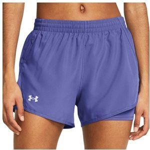 Under Armour Womens Fly By 2-In-1 Short Hardloopshort (Dames |purper)
